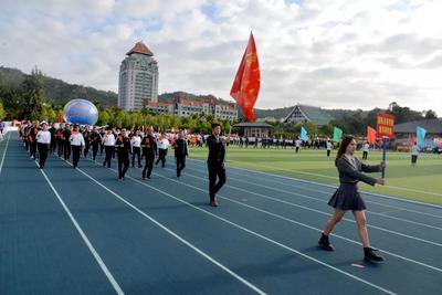 廈大演武,風采國關--廈門大學運動會開幕式國際關系學院/南洋研究院方陣
